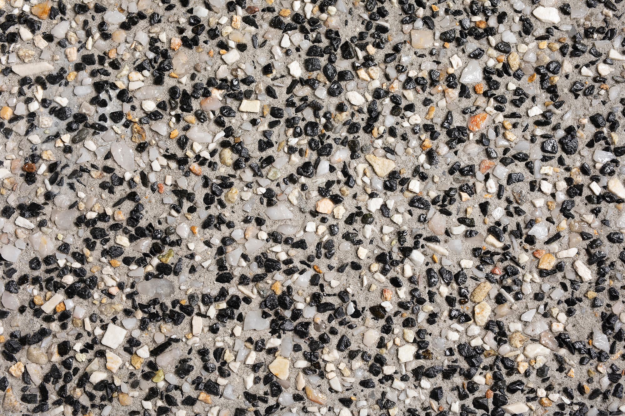 Churchlands exposed aggregate concrete sample