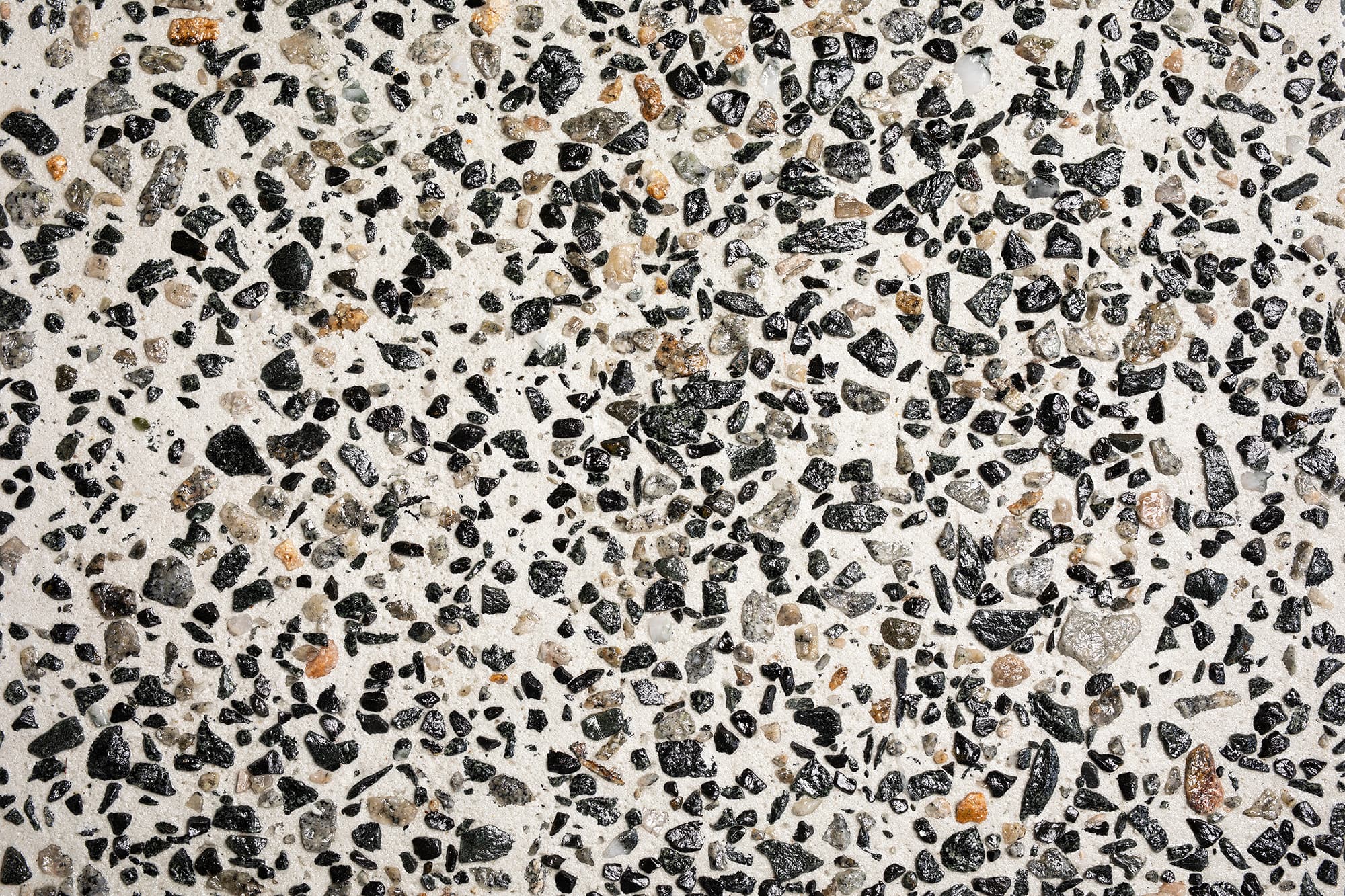 Contacio exposed aggregate concrete sample