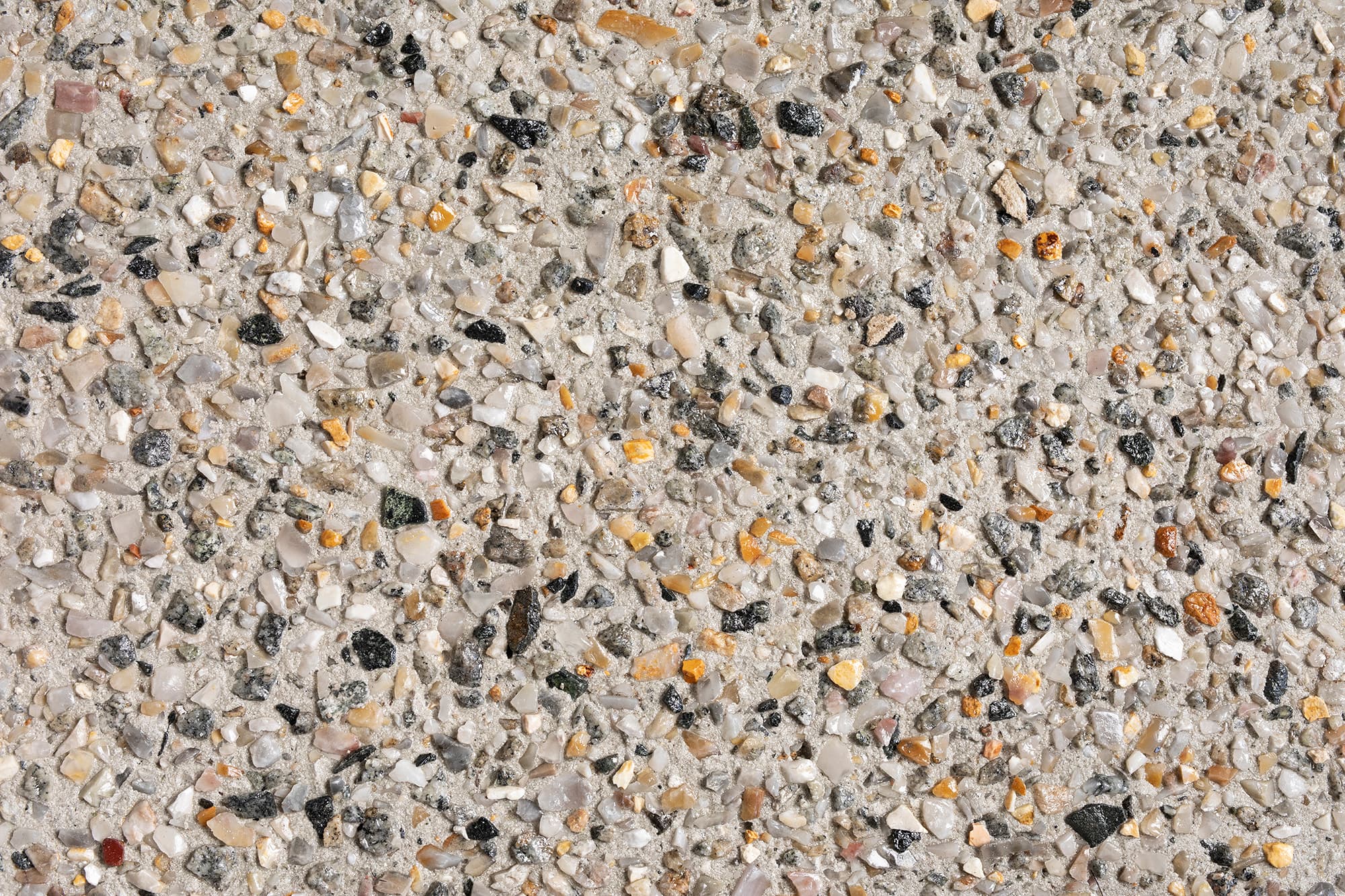 Cottesloe exposed aggregate concrete sample