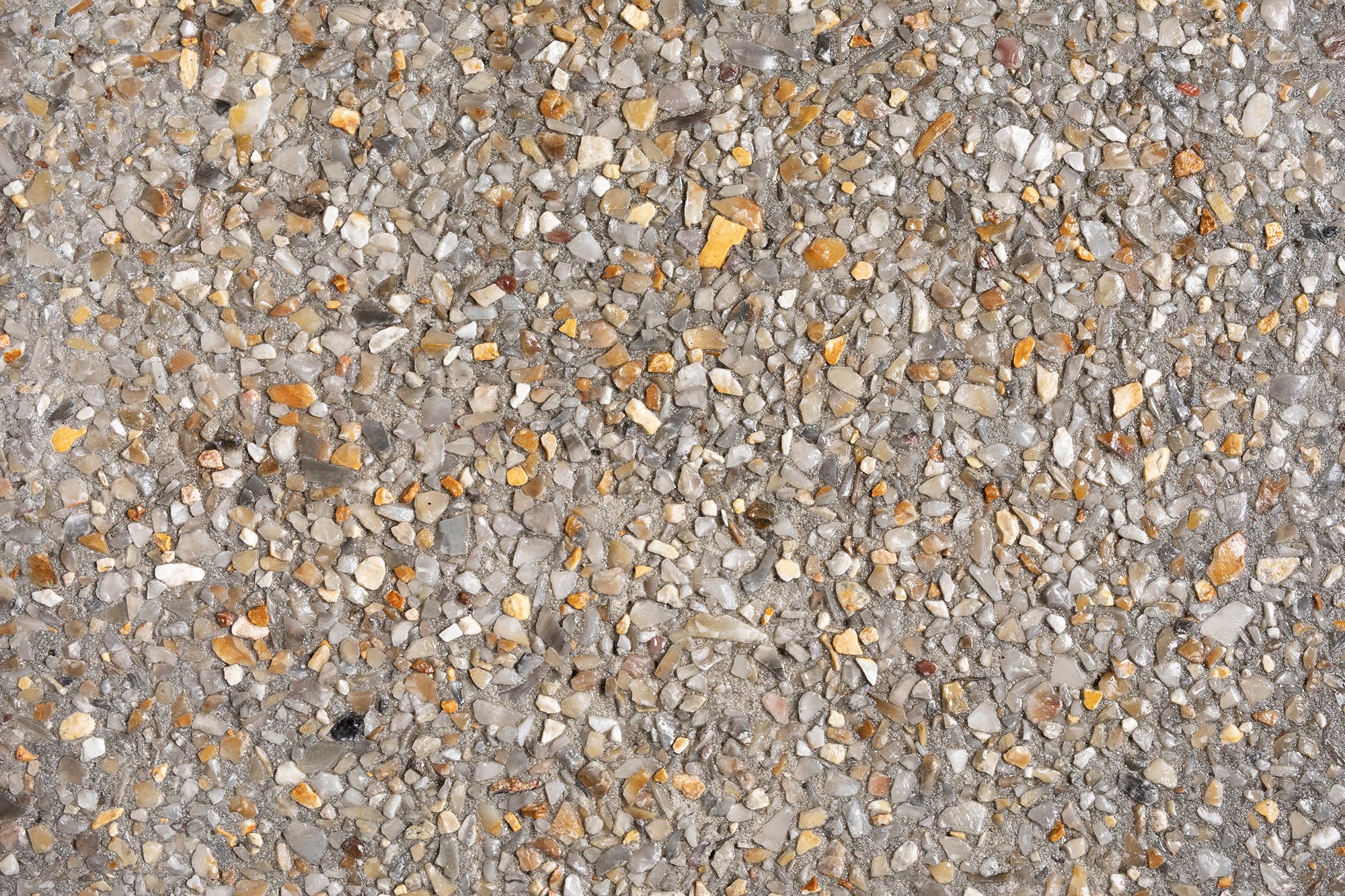 Ocean Reef exposed aggregate concrete sample