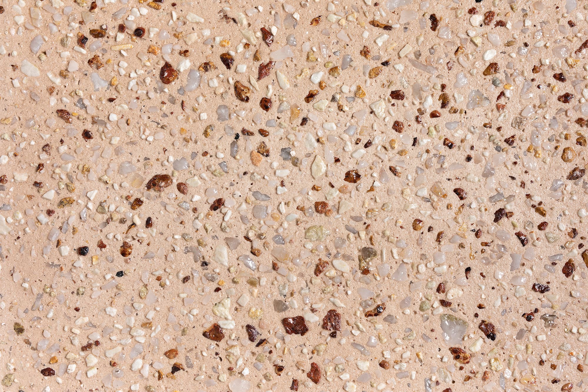Rosemount exposed aggregate concrete sample