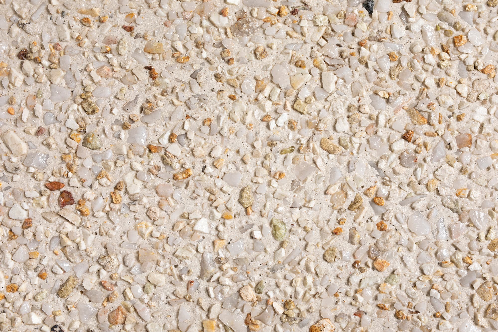 Singleton exposed aggregate concrete sample