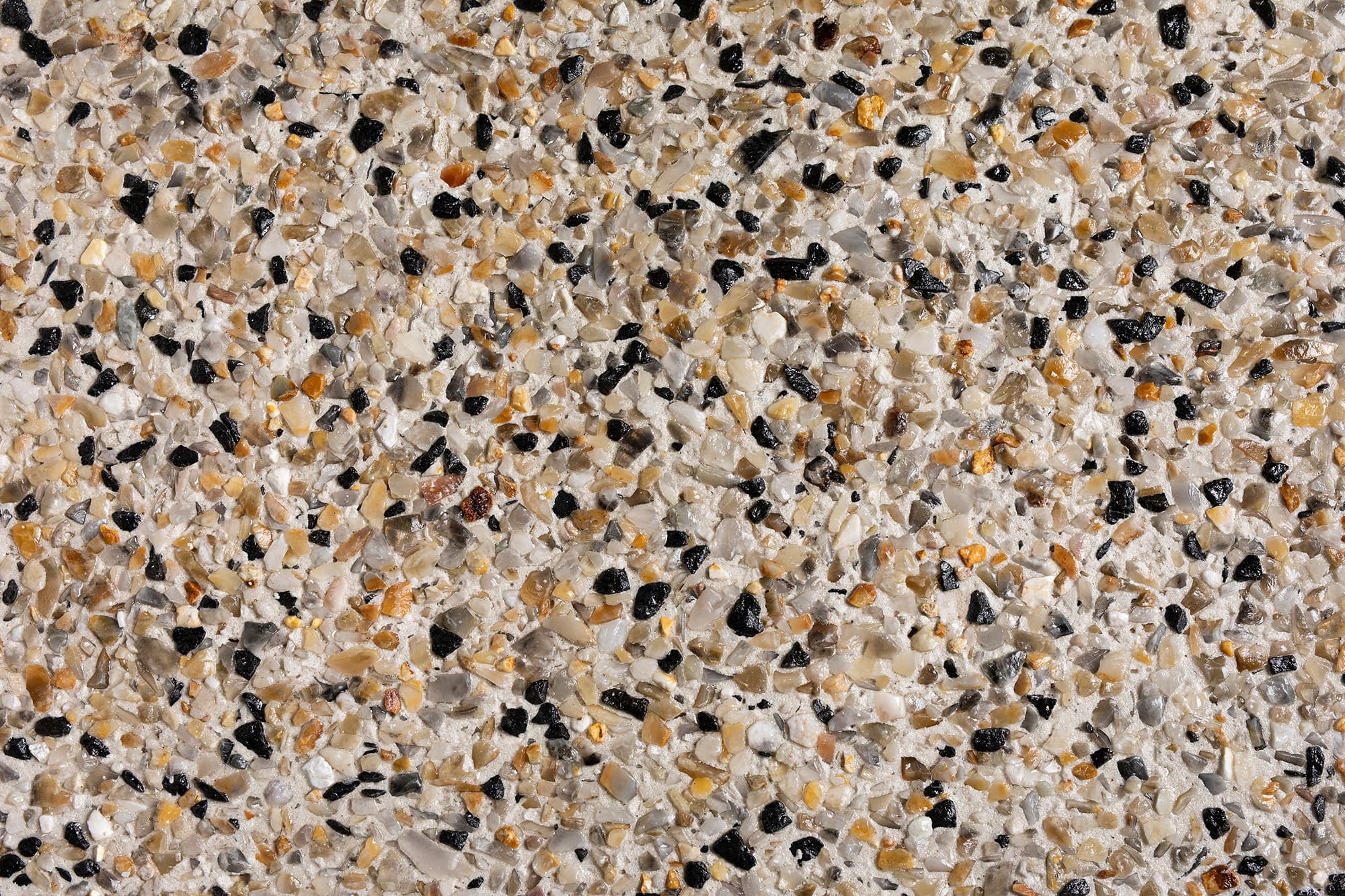Spearwood exposed aggregate concrete sample