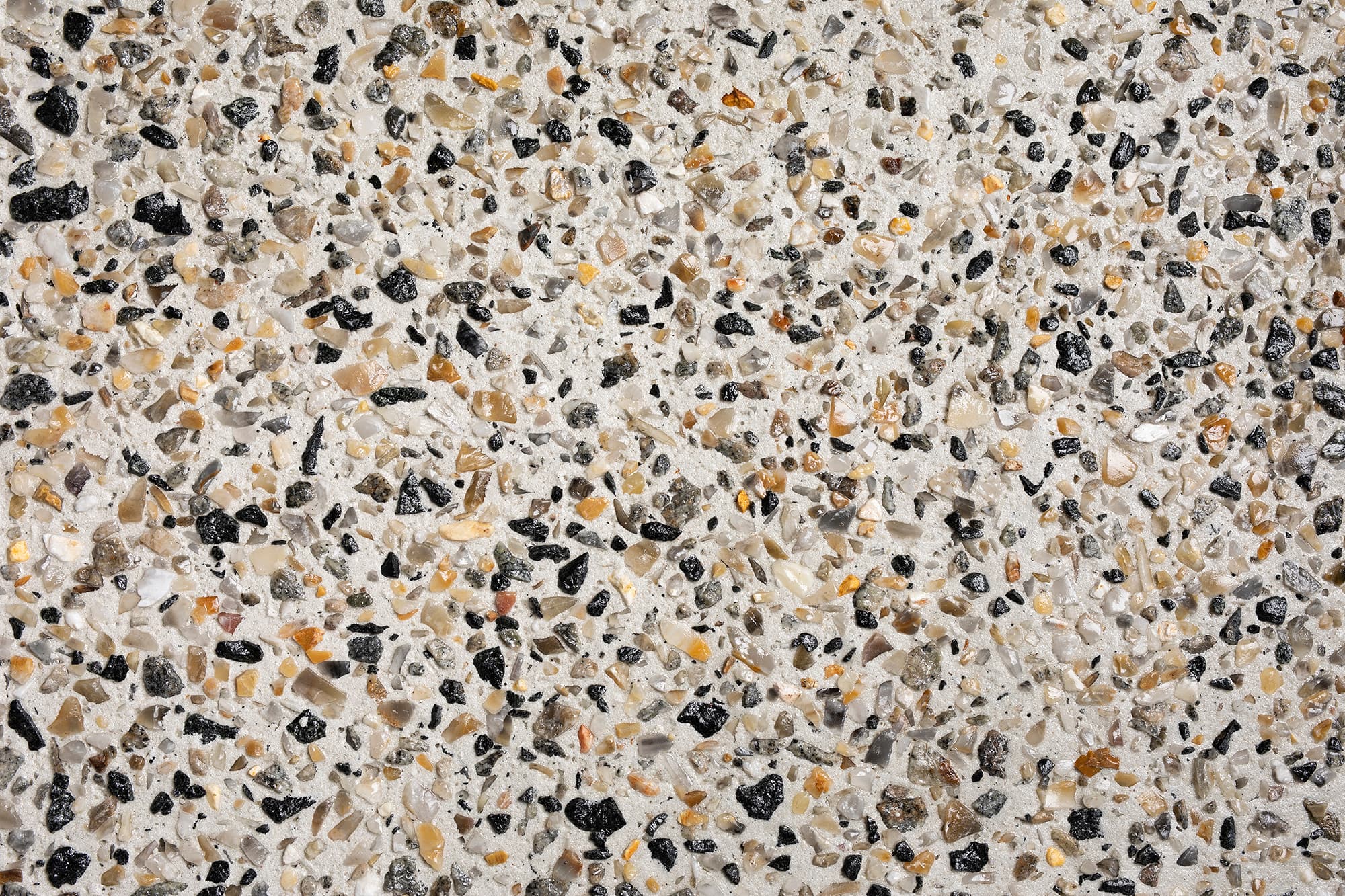 Swanbourne exposed aggregate concrete sample