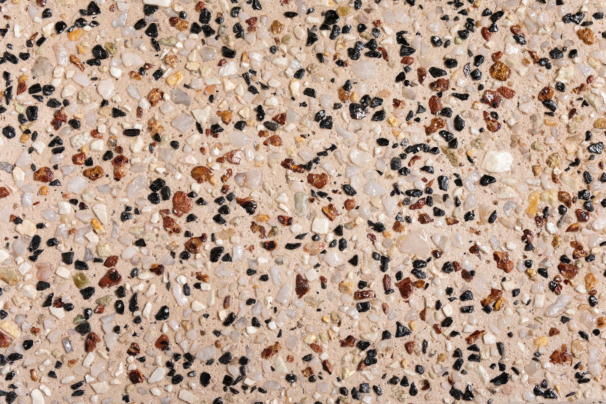 Swanview exposed aggregate concrete sample