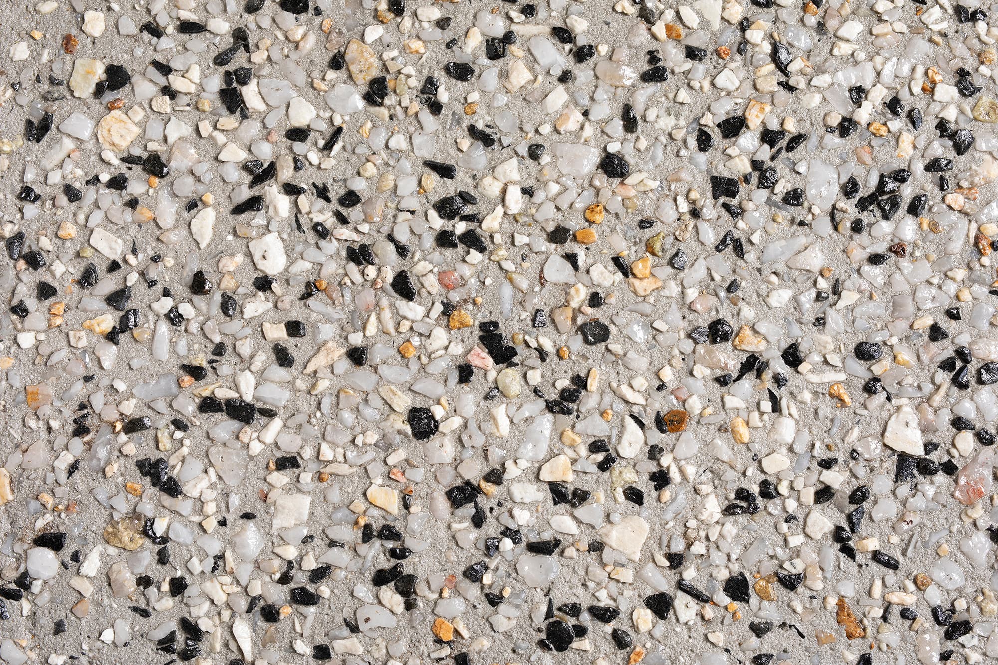 Two Rocks exposed aggregate concrete sample