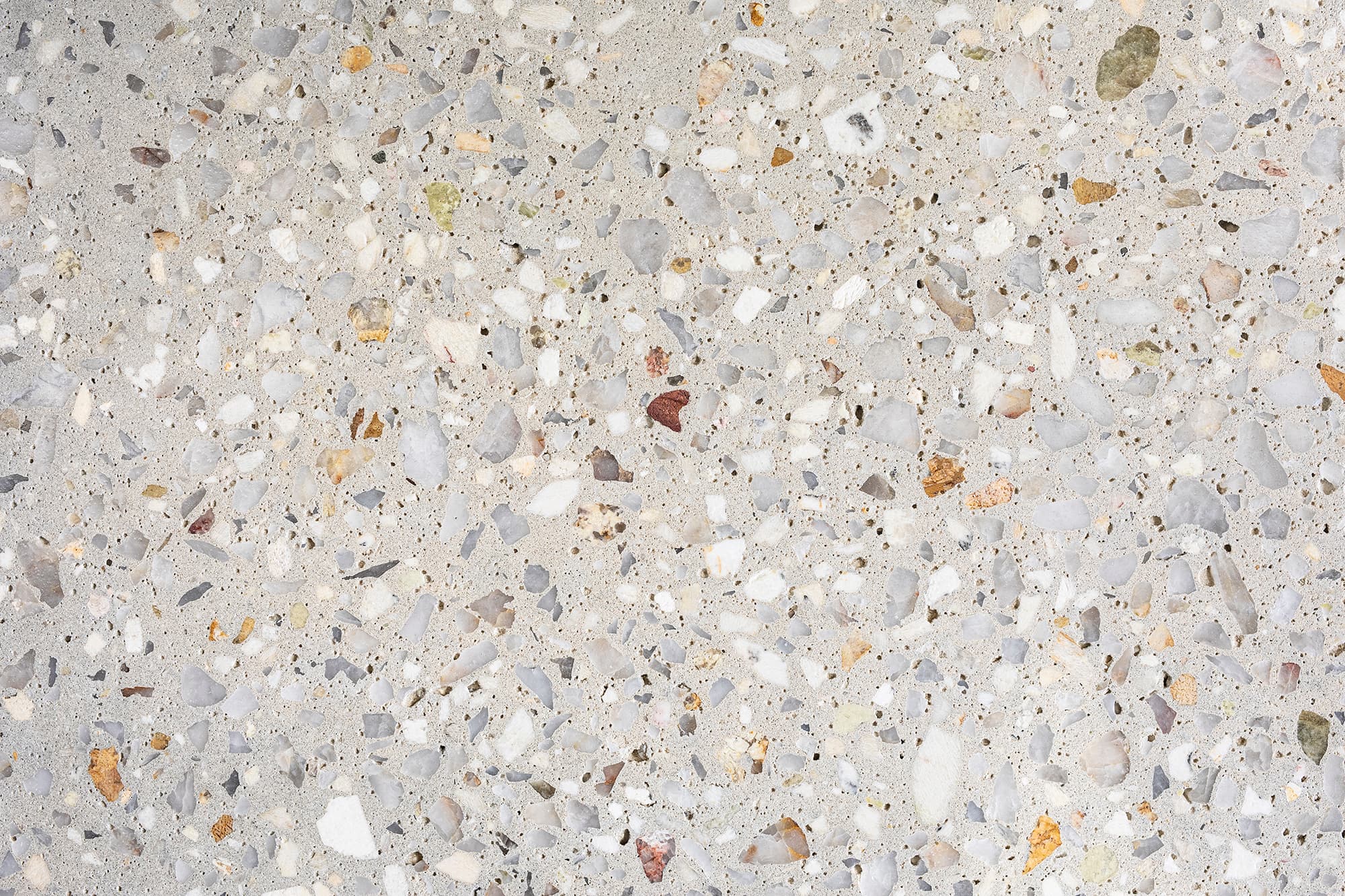 Golden Bay honed aggregate concrete sample