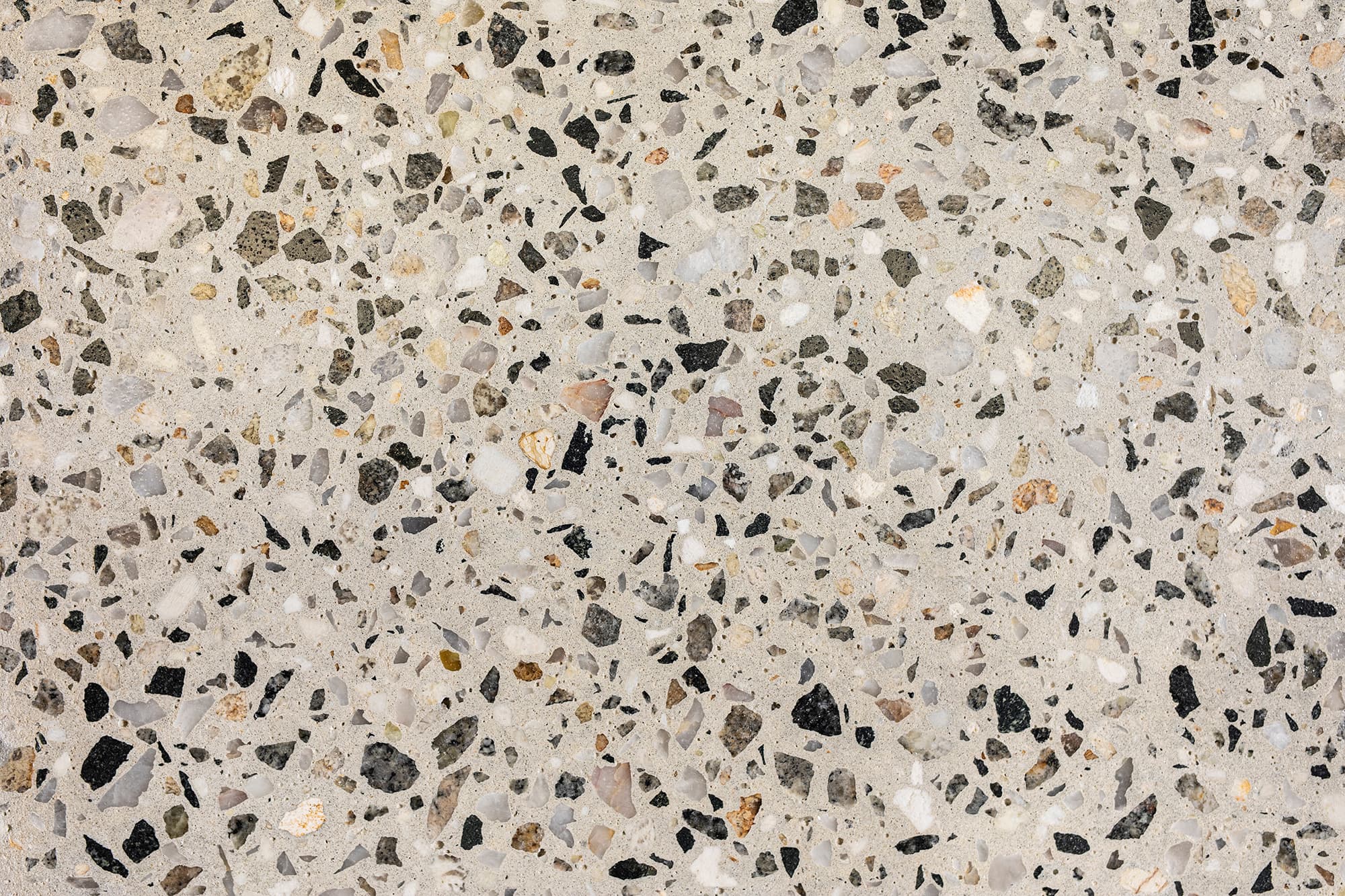 Guilderton honed aggregate concrete sample