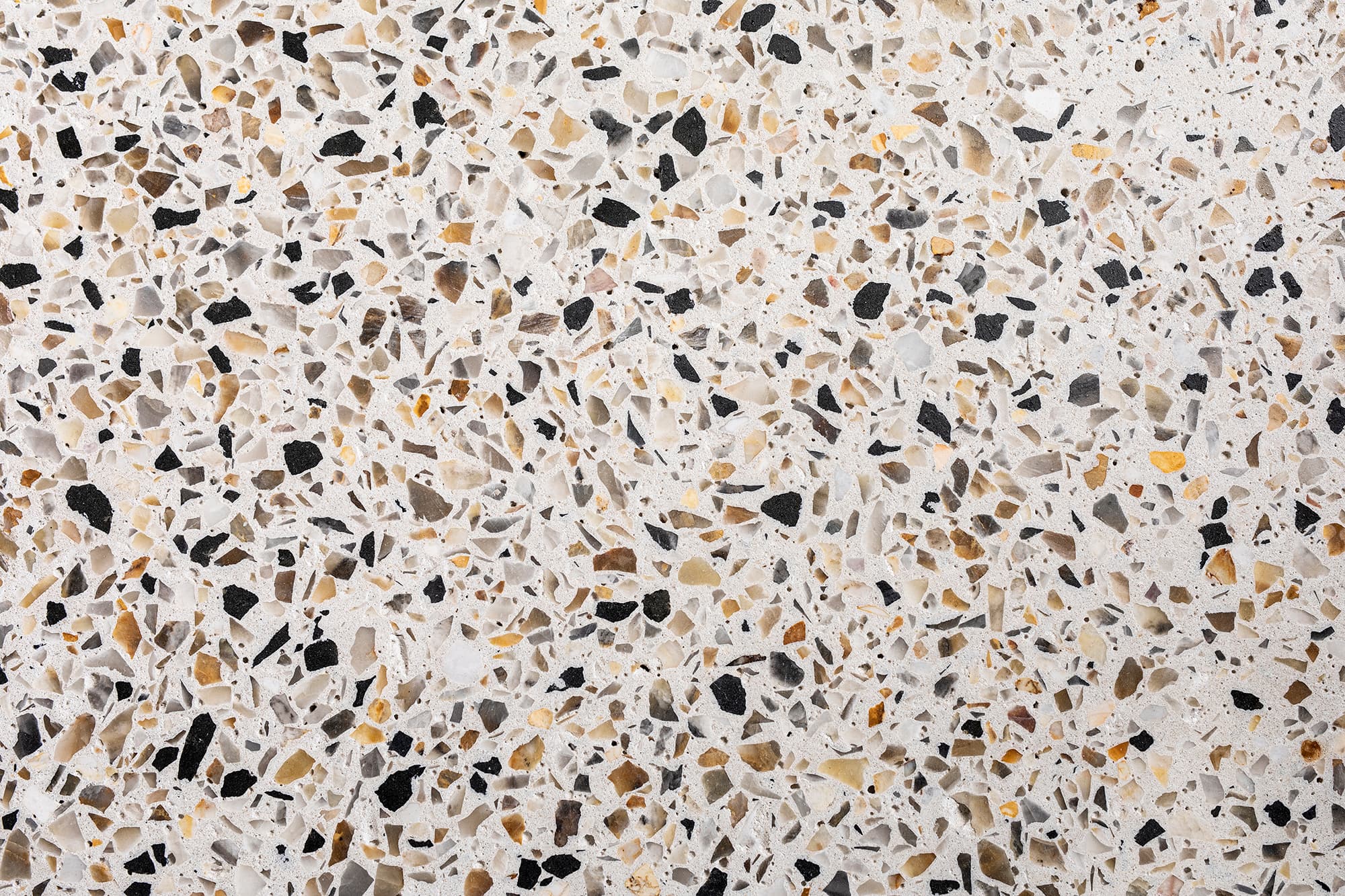 Spearwood honed aggregate concrete sample