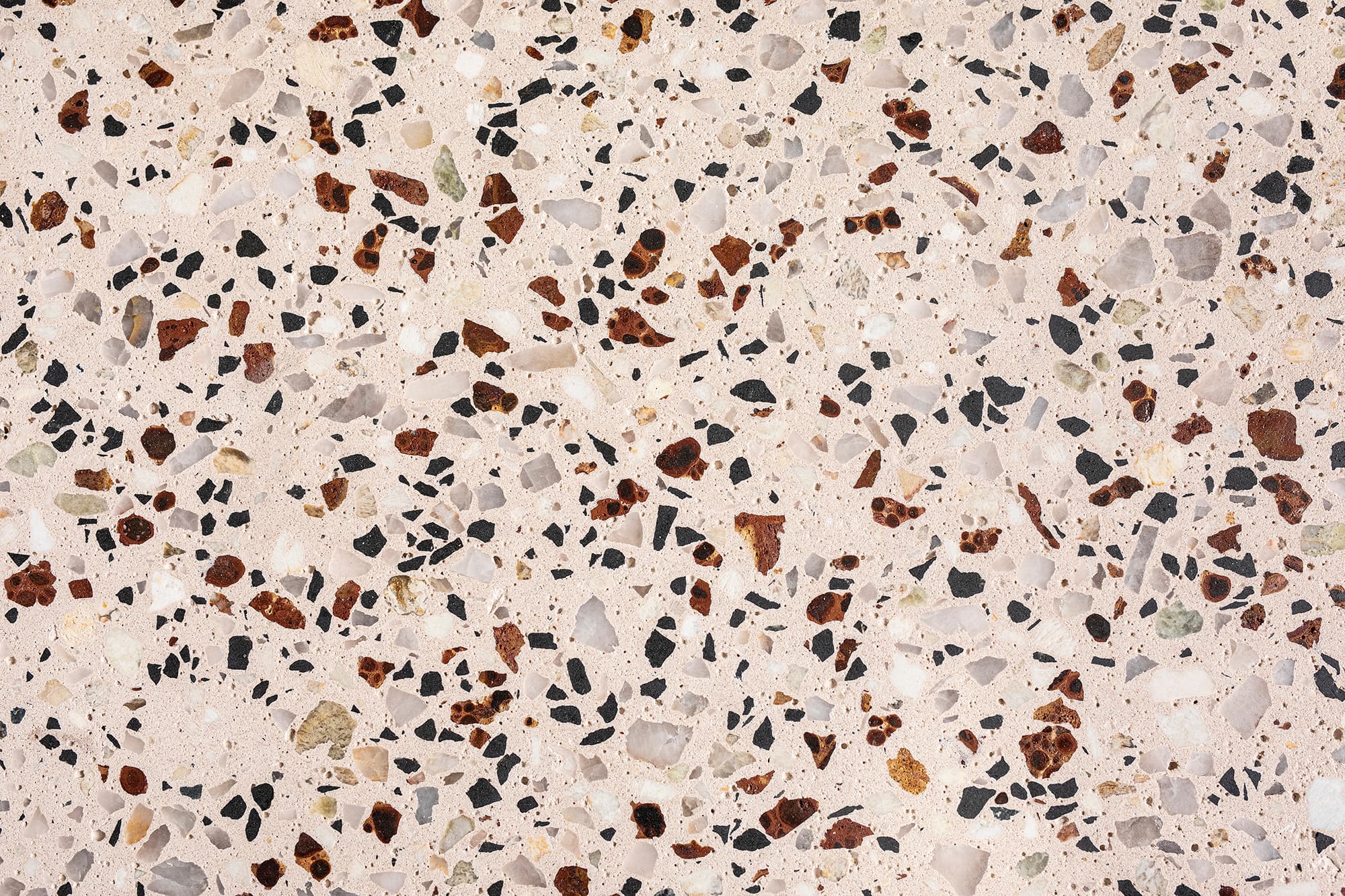 Swanview honed aggregate concrete sample