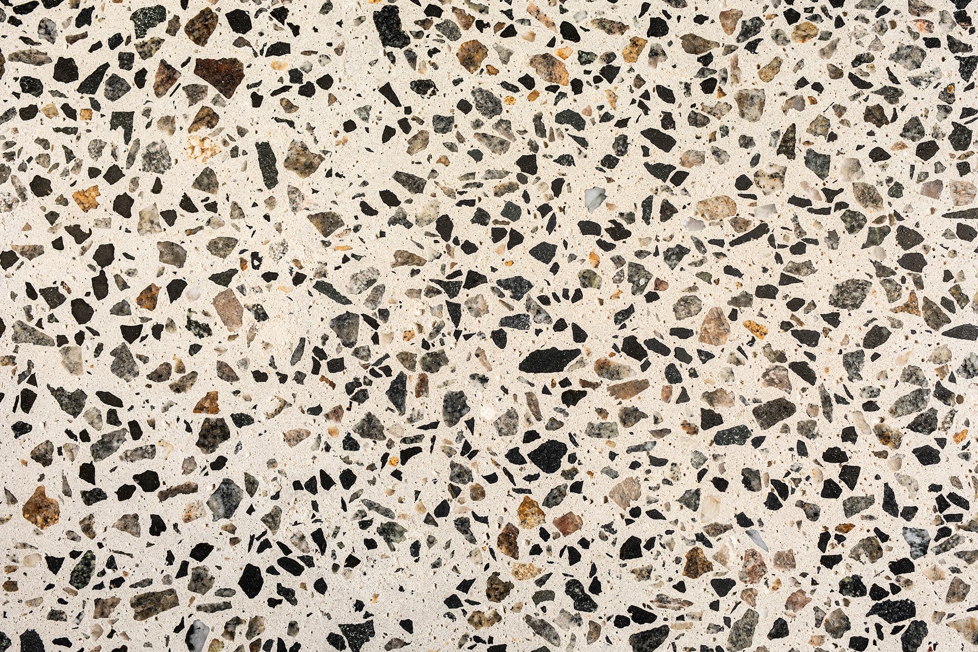 Trigg honed aggregate concrete sample
