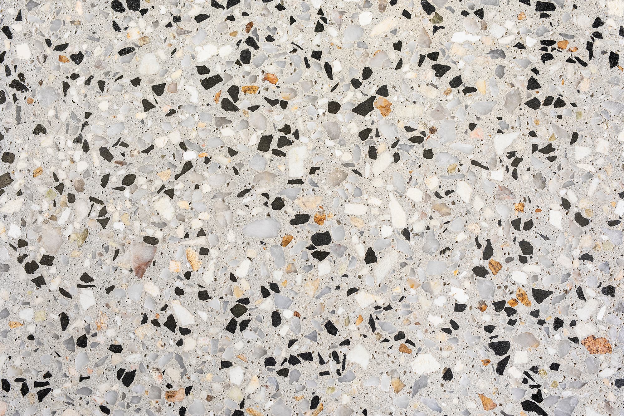Two Rocks honed aggregate concrete sample