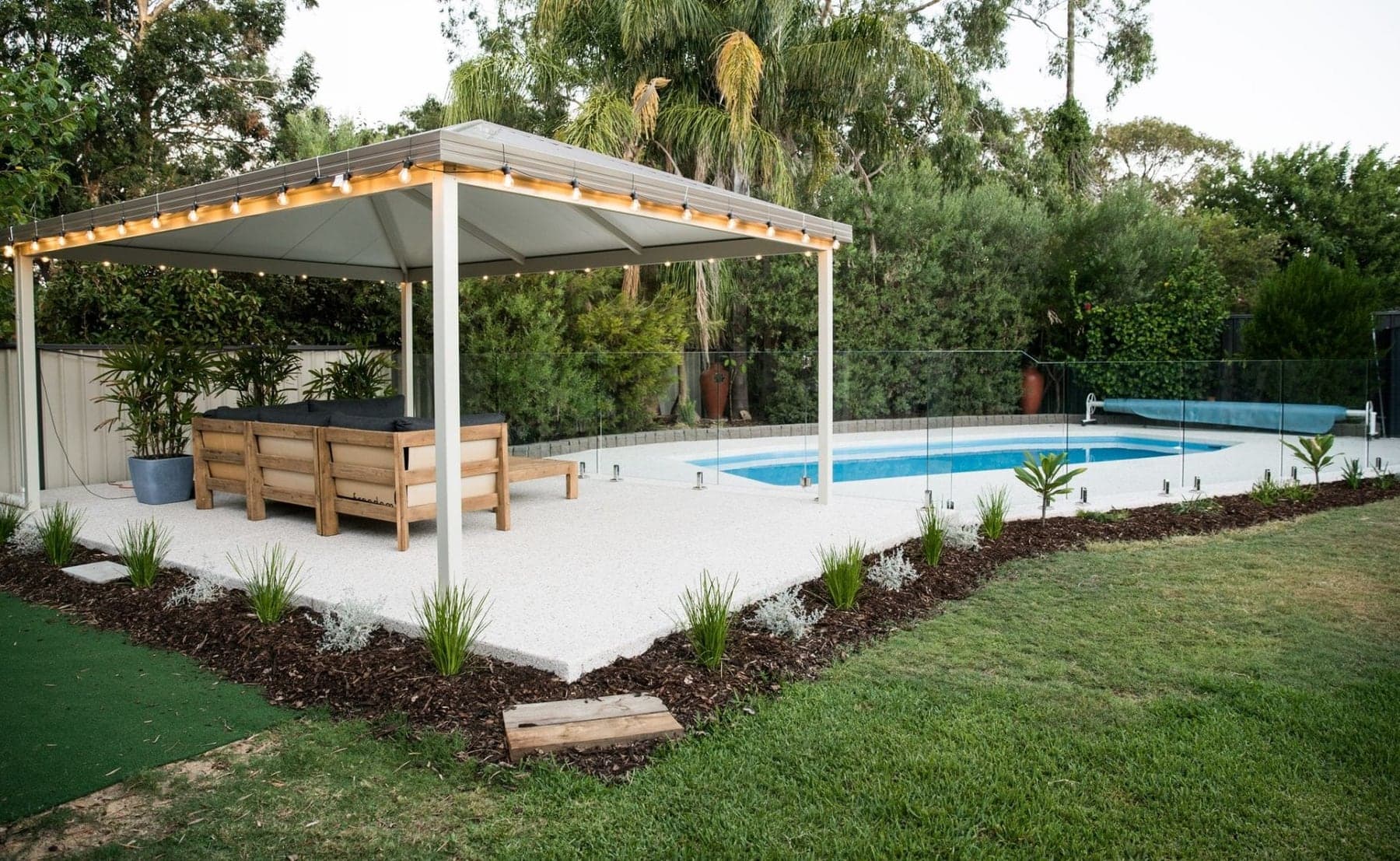 Decorative concrete services by D&L Concrete Services