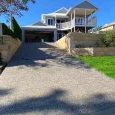 exposed aggregate driveway